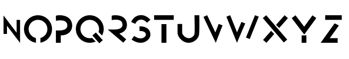 Futurist Font LOWERCASE