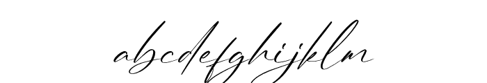 Futuristic Bright Italic Font LOWERCASE