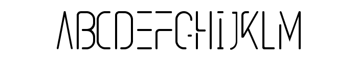 Futuristic Regular Font LOWERCASE