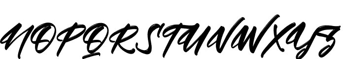 Futuristic Rottesla Italic Font UPPERCASE