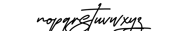 Futuristica Signatera Font LOWERCASE