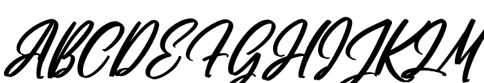 Futuristica Signature Italic Font UPPERCASE
