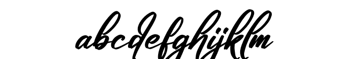Futuristica Signature Italic Font LOWERCASE
