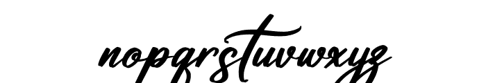 Futuristica Signature Italic Font LOWERCASE