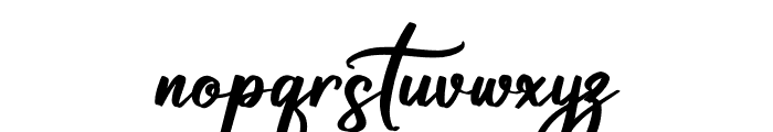 Futuristica Signature Font LOWERCASE