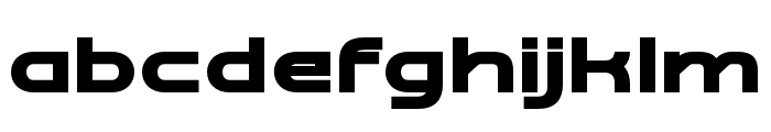 Futury Bold Font LOWERCASE