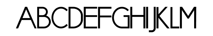 Futusicia Sans Serif Font UPPERCASE