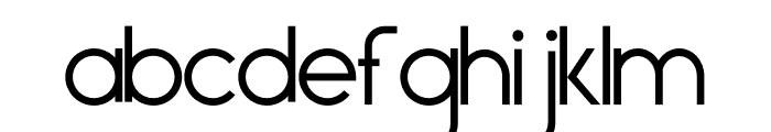 Futusicia Sans Serif Font LOWERCASE