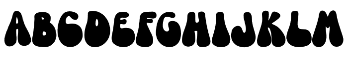 G Groovy Flower Font LOWERCASE