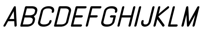 GABOED Thin Italic Font LOWERCASE