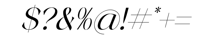 GAELA Italic Font OTHER CHARS
