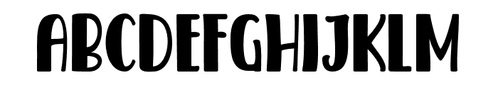 GARDEN SIGNBOARD Regular Font LOWERCASE