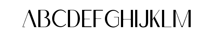 GAUGE-Regular Font UPPERCASE