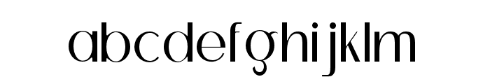 GAUGE-Regular Font LOWERCASE