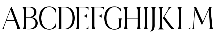 GC Georgia Regular Font UPPERCASE