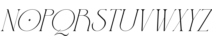 GENTO DREAM Italic Font UPPERCASE