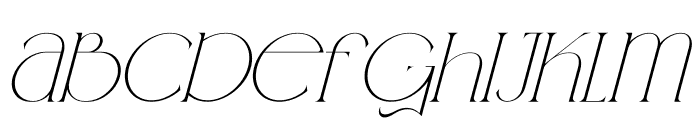 GENTO DREAM Italic Font LOWERCASE