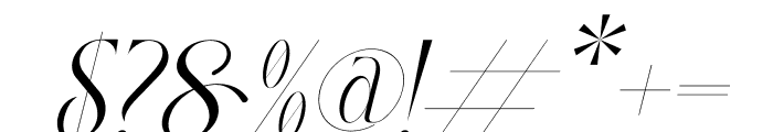 GEORGIANO Italic Font OTHER CHARS