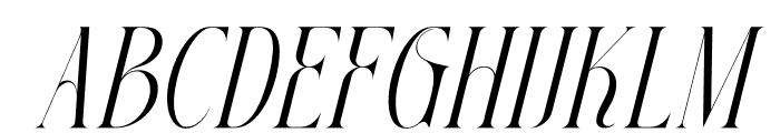 GEORGIANO Italic Font UPPERCASE