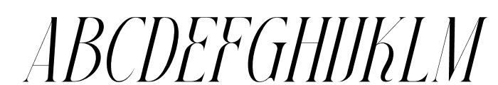 GEORGIANO Italic Font LOWERCASE