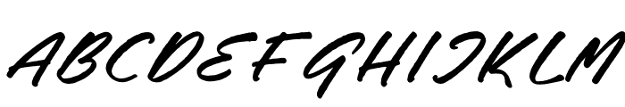 GERALDY Italic Font UPPERCASE
