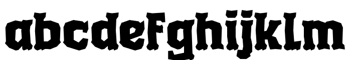 GESKON-Regular Font LOWERCASE