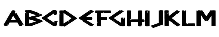 GHOSPHOROS Regular Font UPPERCASE