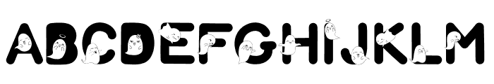 GHOST DAY Font LOWERCASE