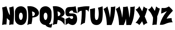 GHOSTY RUSH Font UPPERCASE