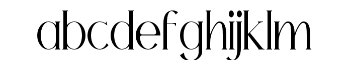 GINAKINARI-Regular Font LOWERCASE