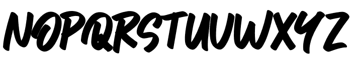 GIOMO CRAZY Font UPPERCASE
