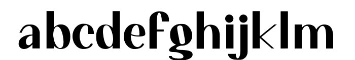 GIQUE Bold Font LOWERCASE