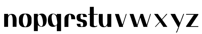 GIQUE Bold Font LOWERCASE