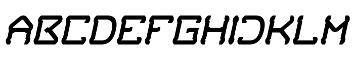 GIRAFFE Bold Italic Font UPPERCASE