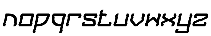 GIRAFFE Bold Italic Font LOWERCASE