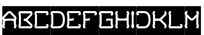 GIRAFFE-Inverse Font UPPERCASE