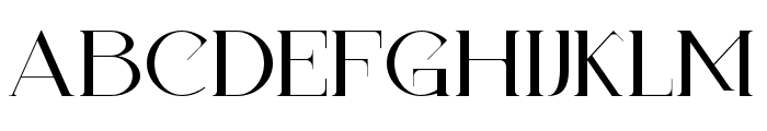 GIREFELYN Font UPPERCASE