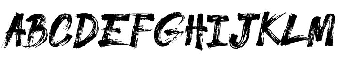 GLADES Brush Font UPPERCASE