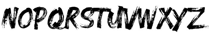 GLADES Brush Font UPPERCASE