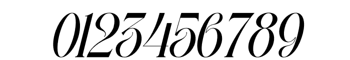 GLAMORA Italic Font OTHER CHARS