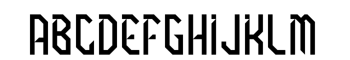 GLARUDA SKYLINE Font LOWERCASE