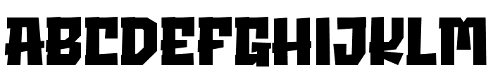 GLARYTROPIC-Regular Font UPPERCASE