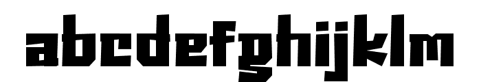GLARYTROPIC-Regular Font LOWERCASE