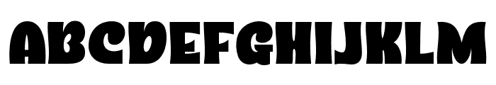 GLASFUR-Regular Font UPPERCASE