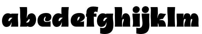 GLASFUR-Regular Font LOWERCASE