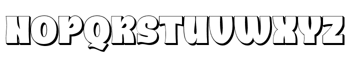 GLASFUR-Shadow Font UPPERCASE