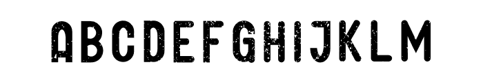 GLIFORD Grunge Font LOWERCASE