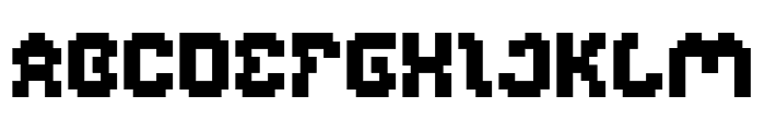 GLITCH Font UPPERCASE