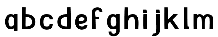GLITISH Font LOWERCASE