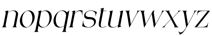 GLORYSE Italic Font LOWERCASE